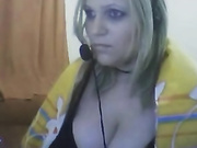 Блондиночка в чате