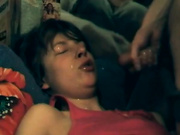 Настик сперма на лицо