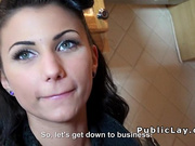 Hungarian hottie bangs huge cock