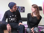 Guy with big dick and shy молоденькие кокетка meet (And трахает) for the в первые time