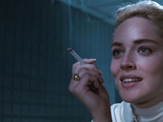 Sharon Stone spreads her legs