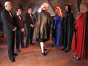 Синхронный секс трех пар