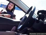 Flashing in public to a Bible Bitch, her reaction is awesome