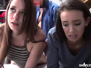 Zoey Laine and Charity Crawford get sex in the storage room instead of doing their job