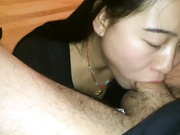 Симпатичные азиатские Tricked в Дайвинг (лучший) Глубокий глоток вокруг # 1