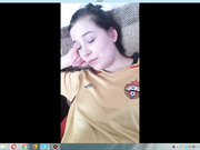 Фанатка ЦСКА в деле))