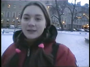 Грудастая возбудила себя резиновым членом потом принялась за кожаный.