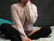 Sex with my girlfriend student from uni. Moans when deeply entering her narrow pussy