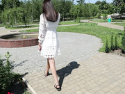 Какая красавица? Как дела?