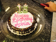 Ненасытная брюнетка Adria Rae отдалась в анал после 18-го дня рожденья