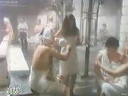 Castle (Georgia, 1993) half-naked girls in a public bath