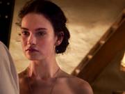 Lily James трахается раком