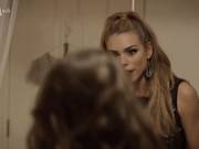 Lily James голая в пастели с мужиком