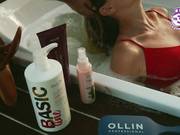 Наталья Бардо массаж головы в ванной