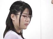 Старый отчим залез в трусы к грудастой девки что та каждую ночь приходила ебаться