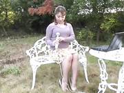 Husband bought his wife an electric vibrator to indulge in nature