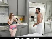 Redhead mother and daughter fuck stepfather fmf