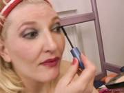 Chubby Russian mature eagerly fucks in the mouth and pussy