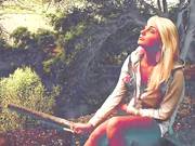 African fucks blonde with solid phallus in the ass