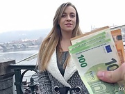 German blonde Josephine got tons of money for sex on camera