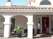 Elena Koshka is ready to pose in front of the camera, but photographer Nathan Bronson