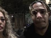 Vanesa shows her BIG TITS IN THE MIDDLE OF THE STREET