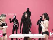 Squid game adult version. Adult game. Slide of Hell