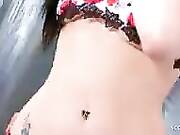 Curvy Latina Lucia Love in Spandex Leggings gets Rough