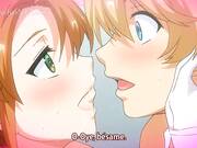 Hentai girl in a suit flaunts her tits and fucks