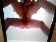 Brazilian amateur has both holes used before anal creampie