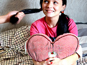 Nympho Teen Larisa Iermilov Squirts All Over